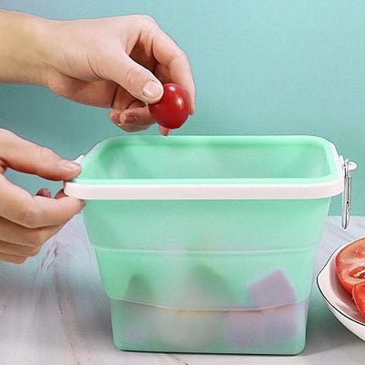 Boite conservation alimentaire - NewSiliconeLunchBox™ - Vert - Cuisineaccess